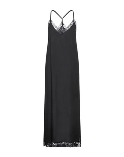 Cristinaeffe Woman Midi Dress Black Size L Polyester