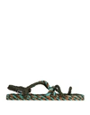 Nomadic State Of Mind Woman Espadrilles Dark Green Size 10 Textile Fibers In Green