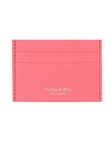 Sporty And Rich Sporty & Rich Woman Document Holder Coral Size - Leather In Red