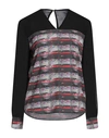 Costume National Woman Top Charcoal Size 4 Polyester, Elastane In Grey
