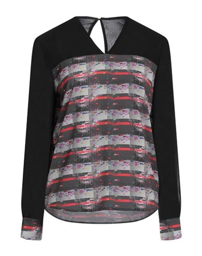 Costume National Woman Top Charcoal Size 4 Polyester, Elastane In Grey