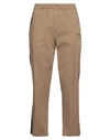 Barrow Man Pants Khaki Size L Cotton, Elastane In Beige