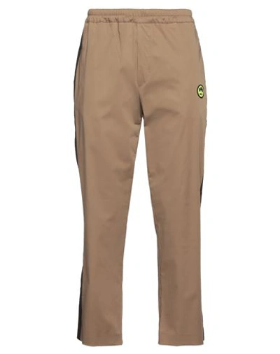 Barrow Man Pants Khaki Size L Cotton, Elastane In Beige