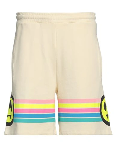 Barrow Man Shorts & Bermuda Shorts Ivory Size M Cotton In White