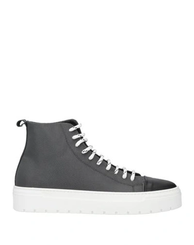 Paul Pierce Man Sneakers Steel Grey Size 8 Leather, Textile Fibers