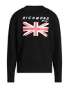 John Richmond Man Sweatshirt Black Size L Cotton