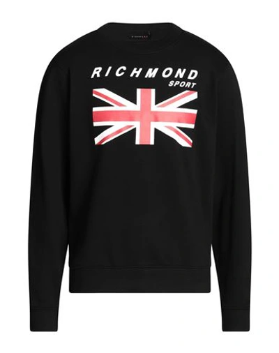 John Richmond Man Sweatshirt Black Size L Cotton