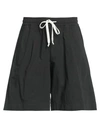 Lucques Man Shorts & Bermuda Shorts Black Size Xl Cotton, Elastane