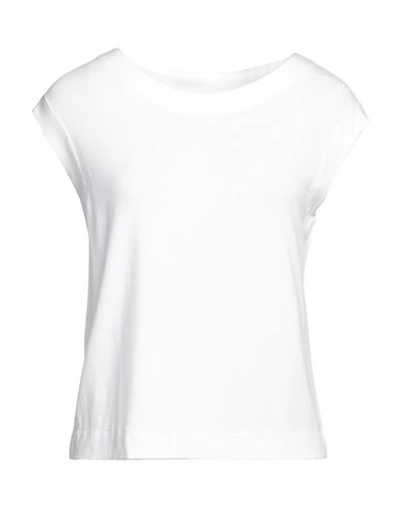 Gran Sasso Woman T-shirt White Size 2 Viscose, Elastane