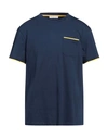 Manuel Ritz Man T-shirt Midnight Blue Size Xxl Cotton
