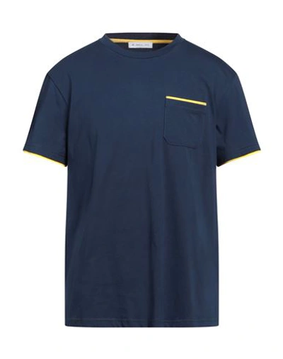 Manuel Ritz Man T-shirt Midnight Blue Size Xxl Cotton