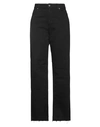 Croche Crochè Woman Pants Black Size Xl Cotton