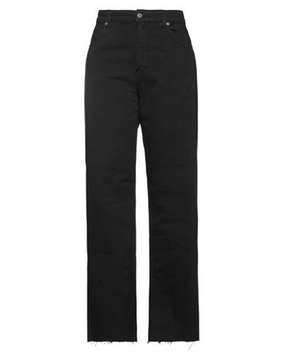Croche Crochè Woman Pants Black Size Xl Cotton In Black