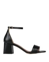 Islo Isabella Lorusso Woman Sandals Black Size 11 Textile Fibers In Black
