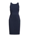 Boutique Moschino Woman Midi Dress Midnight Blue Size 6 Polyester, Elastane