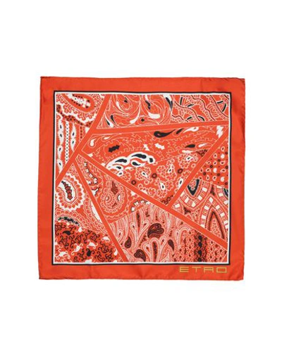 Etro Woman Scarf Red Size - Silk