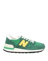 New Balance Men's 990 Made In Usa Shoes In Green/gold In Green