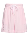 Iceberg High-waisted Wide-leg Shorts In Pink