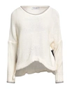 FABRICATION GÉNÉRAL PARIS FABRICATION GÉNÉRAL PARIS WOMAN SWEATER OFF WHITE SIZE ONESIZE COTTON, ACRYLIC