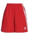 BALENCIAGA X ADIDAS BALENCIAGA X ADIDAS WOMAN SHORTS & BERMUDA SHORTS RED SIZE 2 POLYAMIDE, POLYESTER