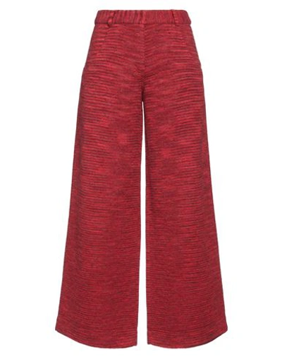 Missoni Woman Pants Red Size 4 Alpaca Wool, Polyamide, Wool
