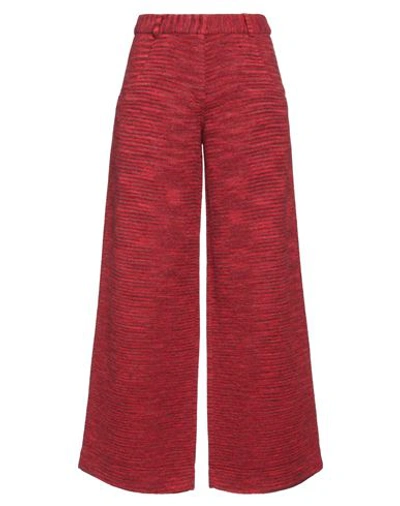 Missoni Woman Pants Red Size 2 Alpaca Wool, Polyamide, Wool