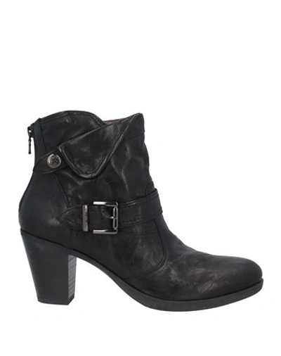 Nero Giardini Woman Ankle Boots Black Size 10 Leather