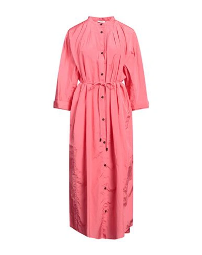 Peserico Woman Maxi Dress Pink Size 6 Cotton, Polyester