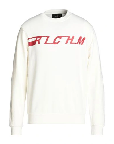 John Richmond Man Sweatshirt Off White Size M Cotton