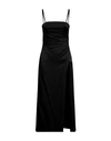 Act N°1 Woman Midi Dress Black Size 2 Acetate, Viscose