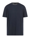 Roberto Collina Man T-shirt Midnight Blue Size 44 Cotton
