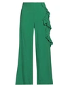 Rose A Pois Rosé A Pois Woman Pants Green Size 6 Linen In Green