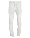 Masnada Man Pants Ivory Size 32 Cotton, Linen, Polyamide In White