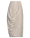Collection Privèe Collection Privēe? Woman Midi Skirt Beige Size 10 Cotton