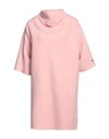 RAF SIMONS RAF SIMONS WOMAN MINI DRESS PINK SIZE M VIRGIN WOOL, MOHAIR WOOL