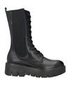 Callaghan Woman Ankle Boots Black Size 8 Leather In Black