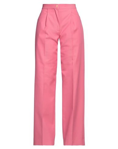 Palm Angels Woman Pants Fuchsia Size 6 Cotton, Polyester In Pink