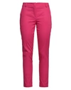 Lafty Lie Woman Pants Fuchsia Size 10 Cotton, Elastane In Pink