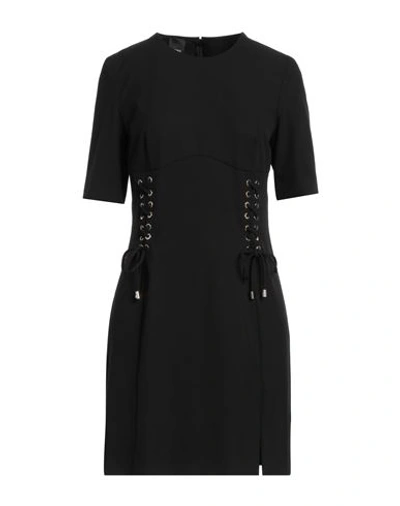 Pinko Woman Mini Dress Black Size 6 Polyester, Viscose, Elastane