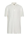 H953 Man Polo Shirt Ivory Size 50 Cotton In White
