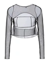 Und Woman T-shirt Black Size 3 Polyamide, Elastane In Black