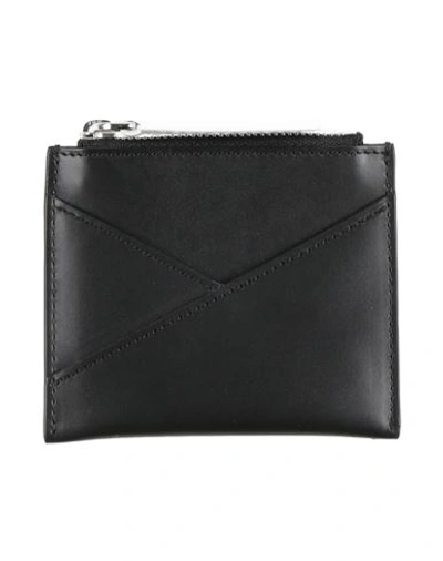 Mm6 Maison Margiela Man Document Holder Black Size - Soft Leather