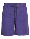 Sundek Man Shorts & Bermuda Shorts Purple Size 32 Cotton