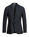 Boglioli Man Blazer Midnight Blue Size 34 Virgin Wool, Polystyrene