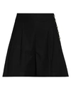 I Blues Woman Shorts & Bermuda Shorts Black Size 6 Lyocell, Cotton, Elastane