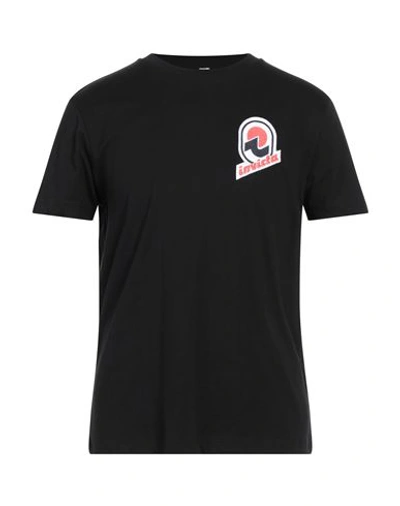 Invicta Man T-shirt Black Size Xl Cotton