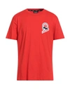 Invicta Man T-shirt Red Size Xxl Cotton