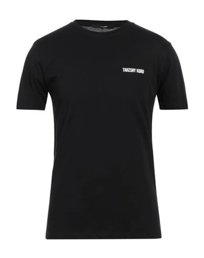 Takeshy Kurosawa Man T-shirt Black Size Xl Cotton