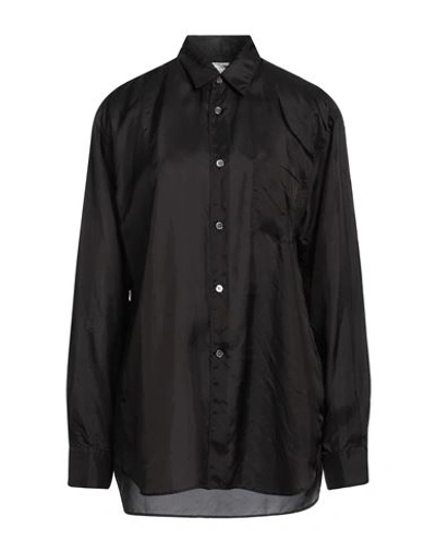 Comme Des Garçons Shirt Black Spread Collar Shirt