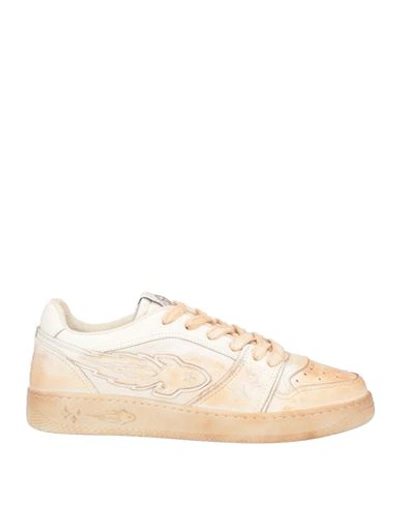 Enterprise Japan Rocket Calf-leather Sneakers In Neutrals
